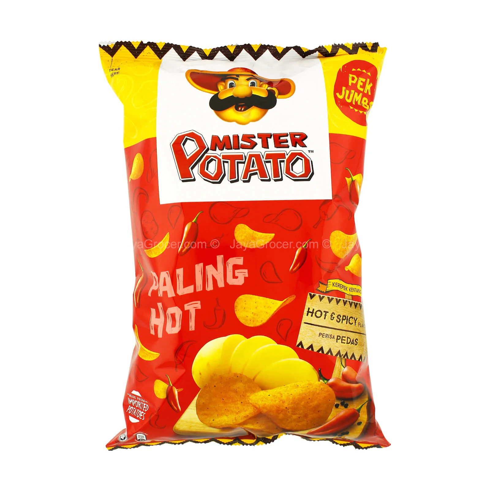 Mr Potato Hot and Spicy Potato Chips 140g