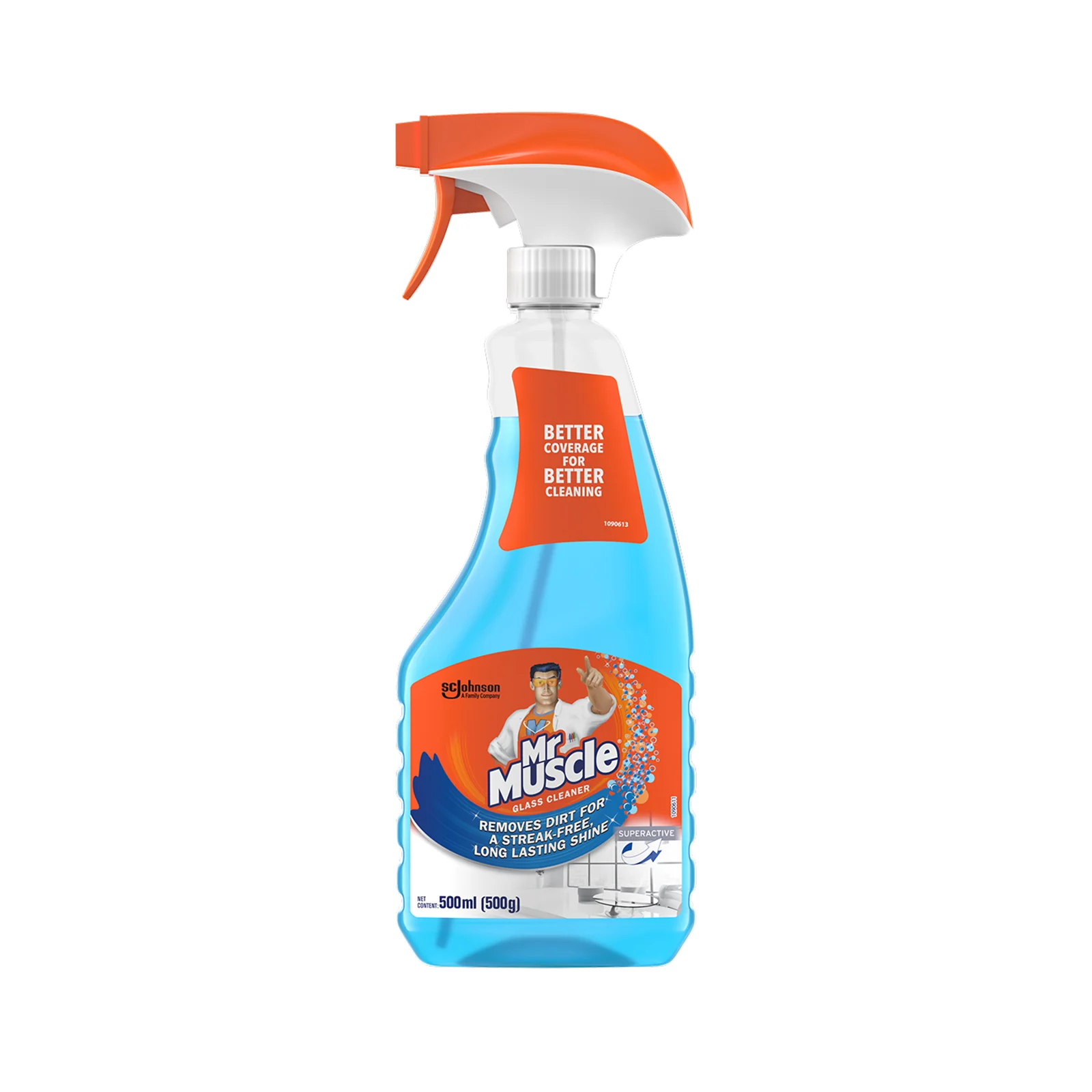 Mr Muscle Kiwi Glass Active Spray 500ml - Image 2