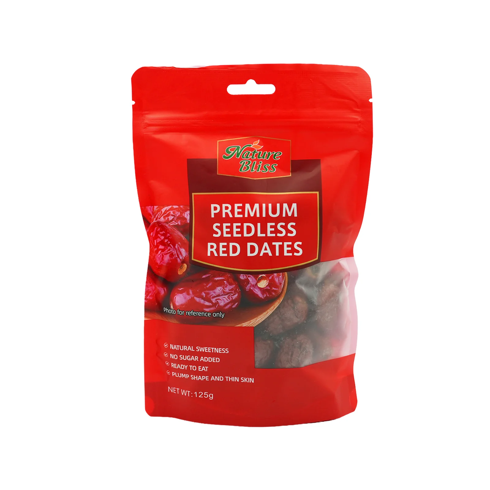 Nature Bliss Premium Seedless Red Dates 125g - Image 2