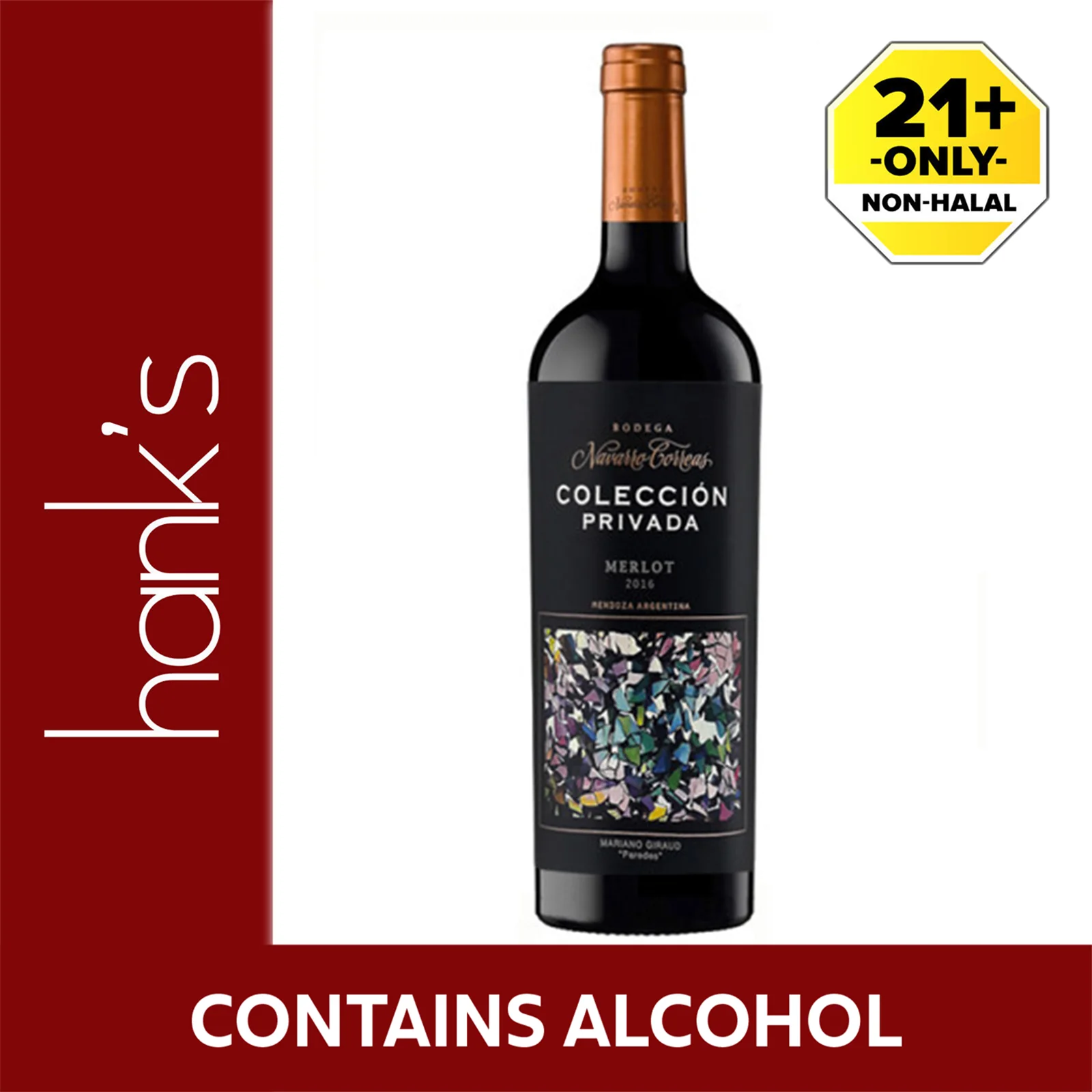 Navarro Colltion Privada Merlot 750ml - Image 2