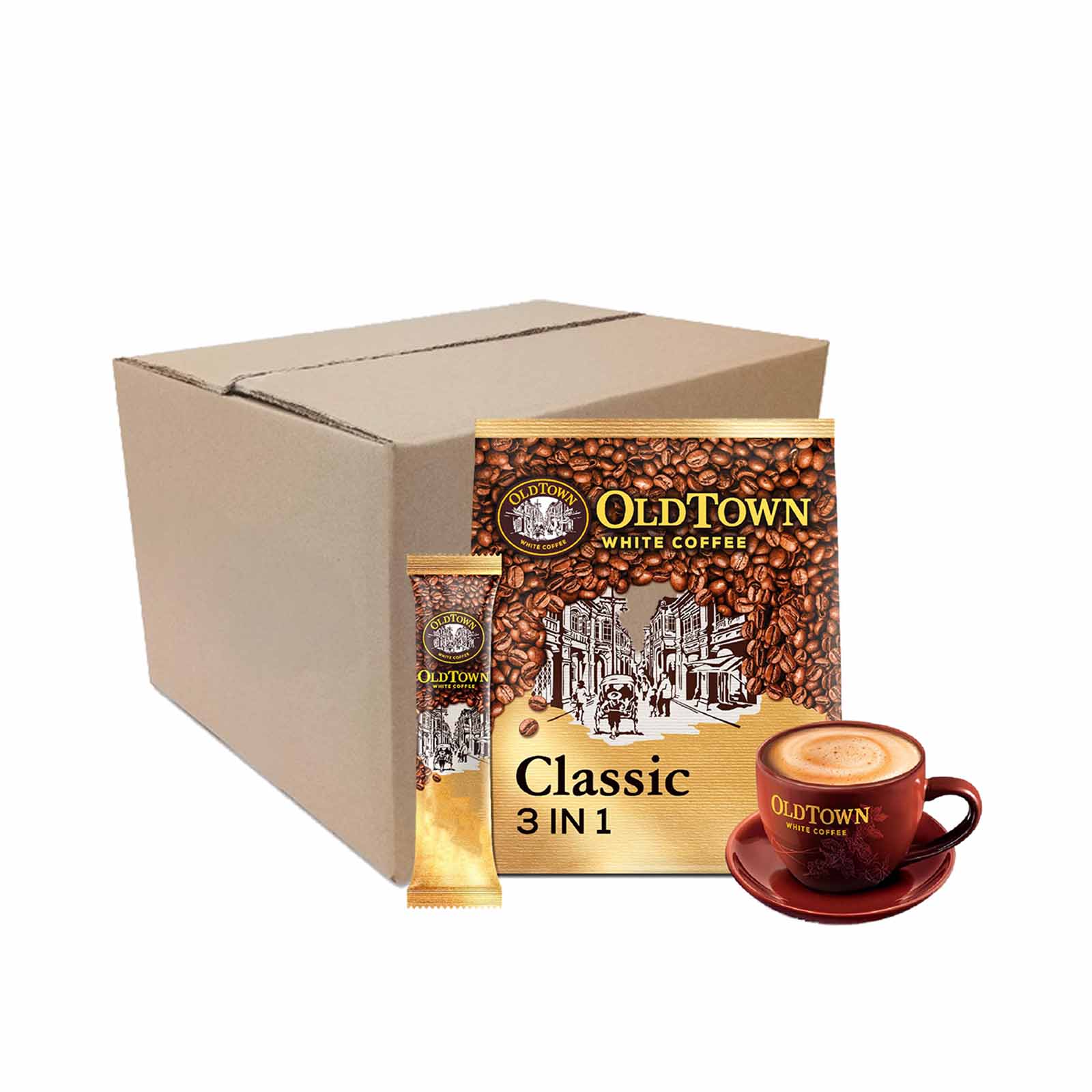 Old Town Hazelnut Flavoured Instant 3-in-1 Premix White Coffee 31.6g x 15 - Image 4