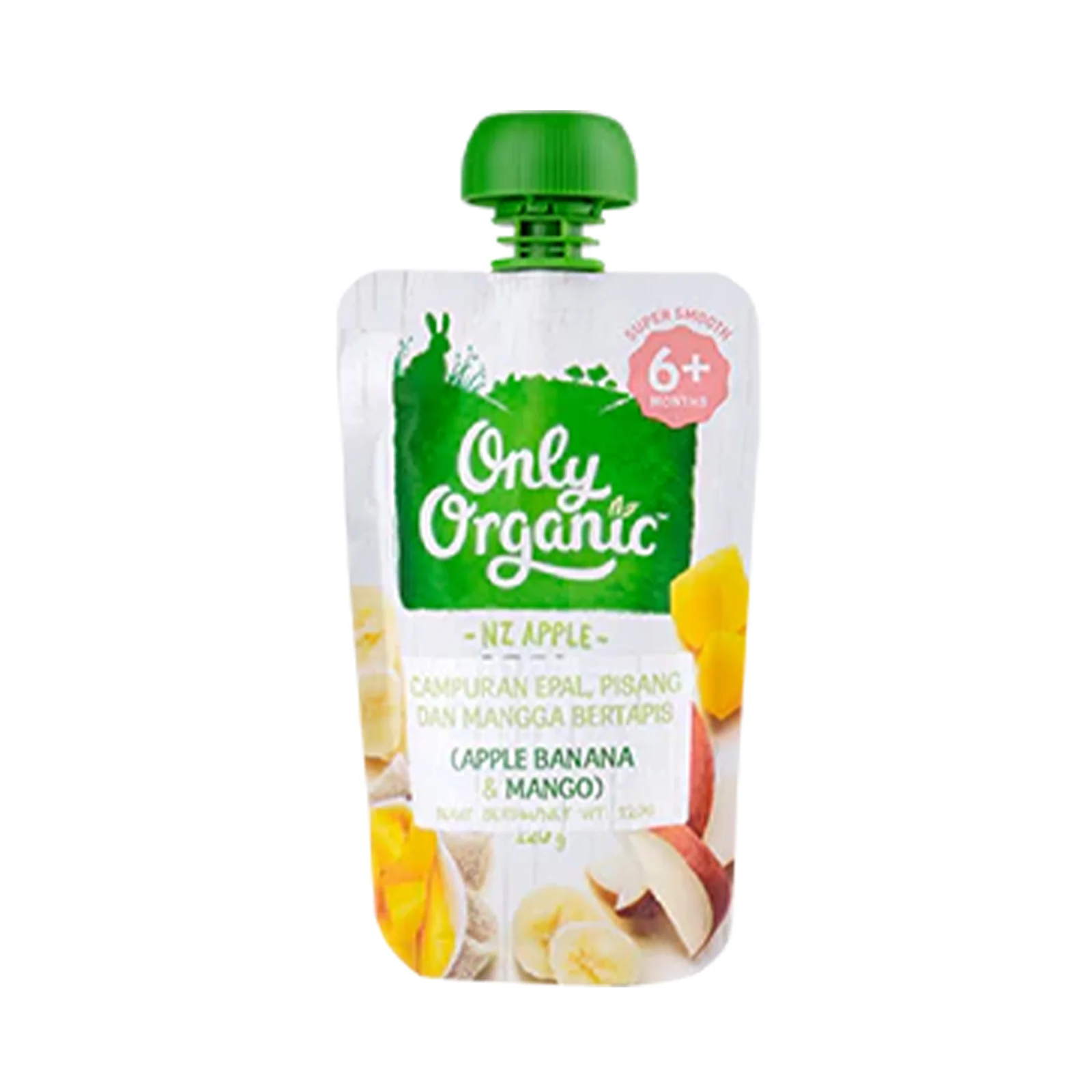 Only Organic Apple, Banana and Mango Baby Fruit 120g - Image 2