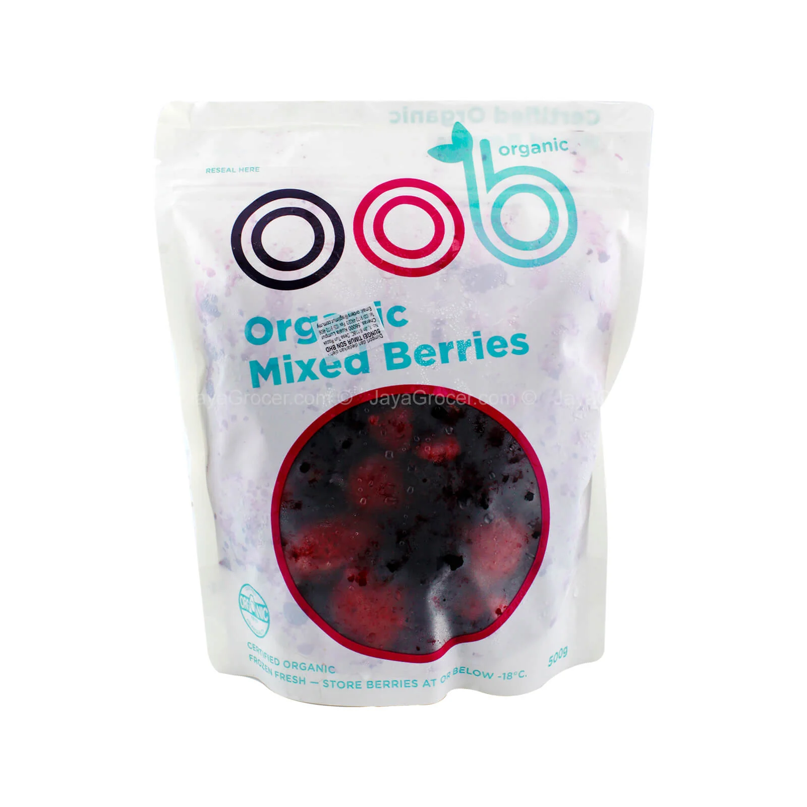 OOB Frozen Organic Mixed Berries 500g - Image 2