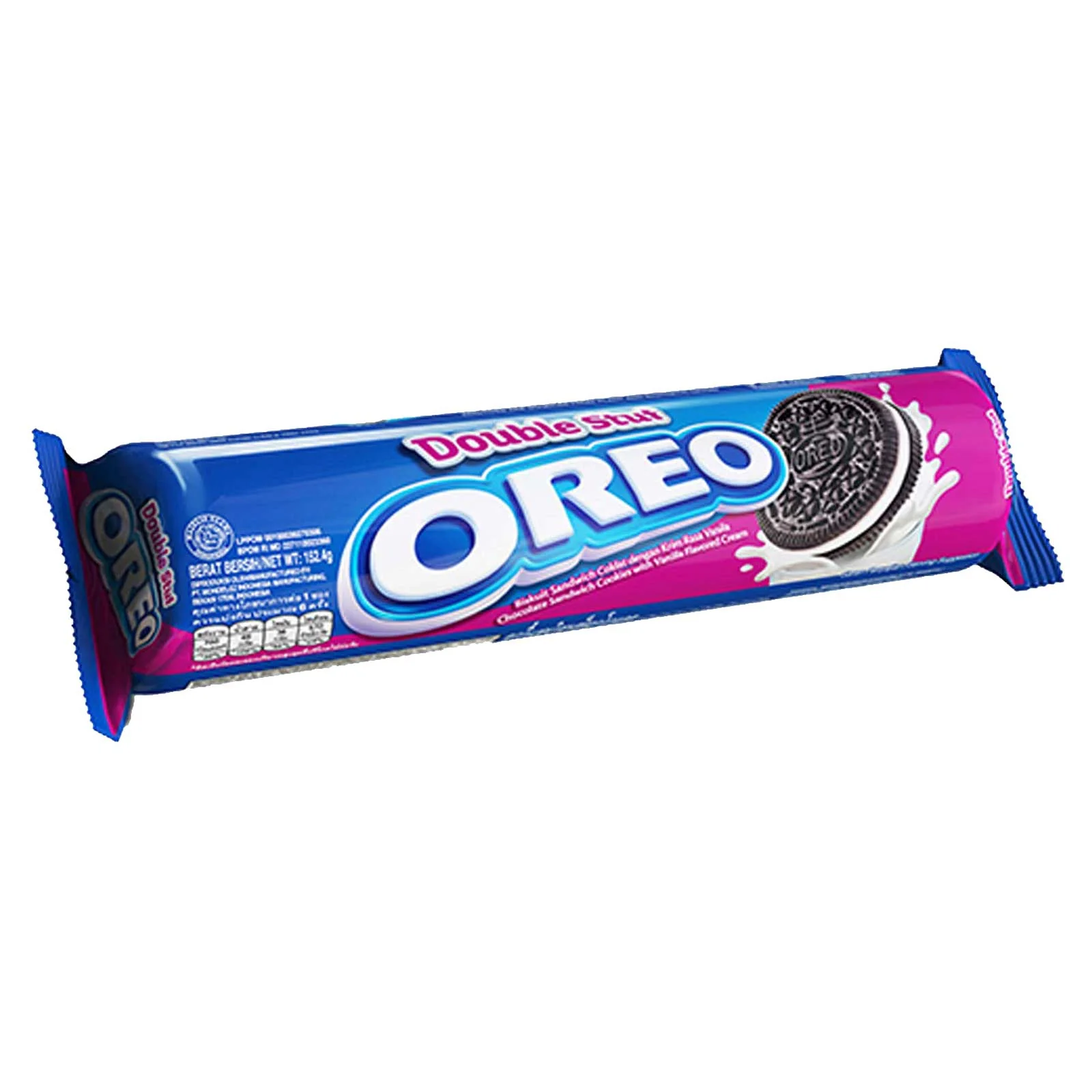 Oreo Double Stuf Vanilla Cream Sandwich Cookies 131.1g - Image 2