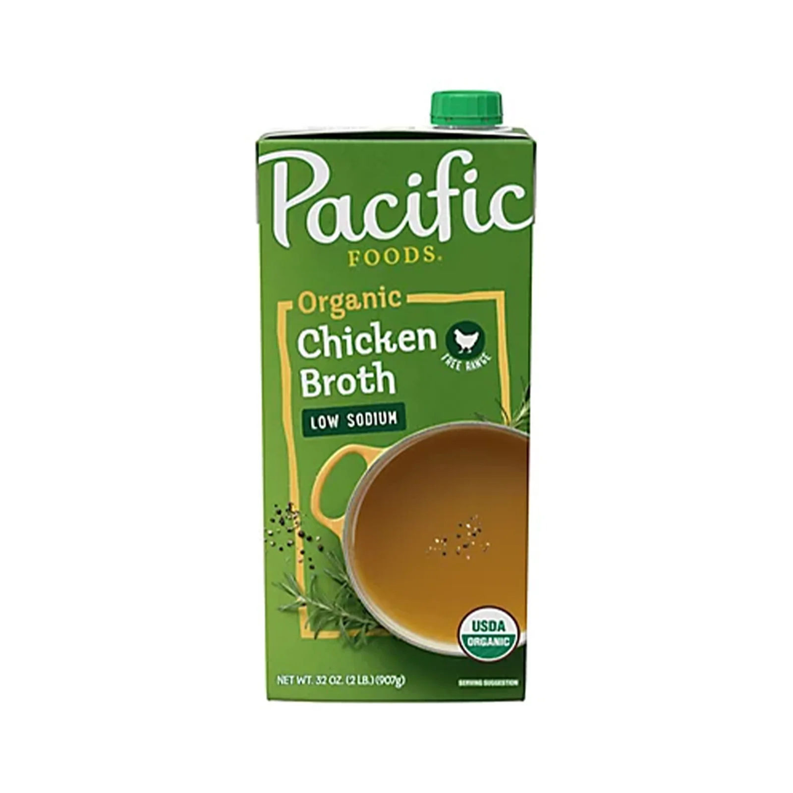 Pacific Low Sodium Free Range Chicken Broth 946ml - Image 2