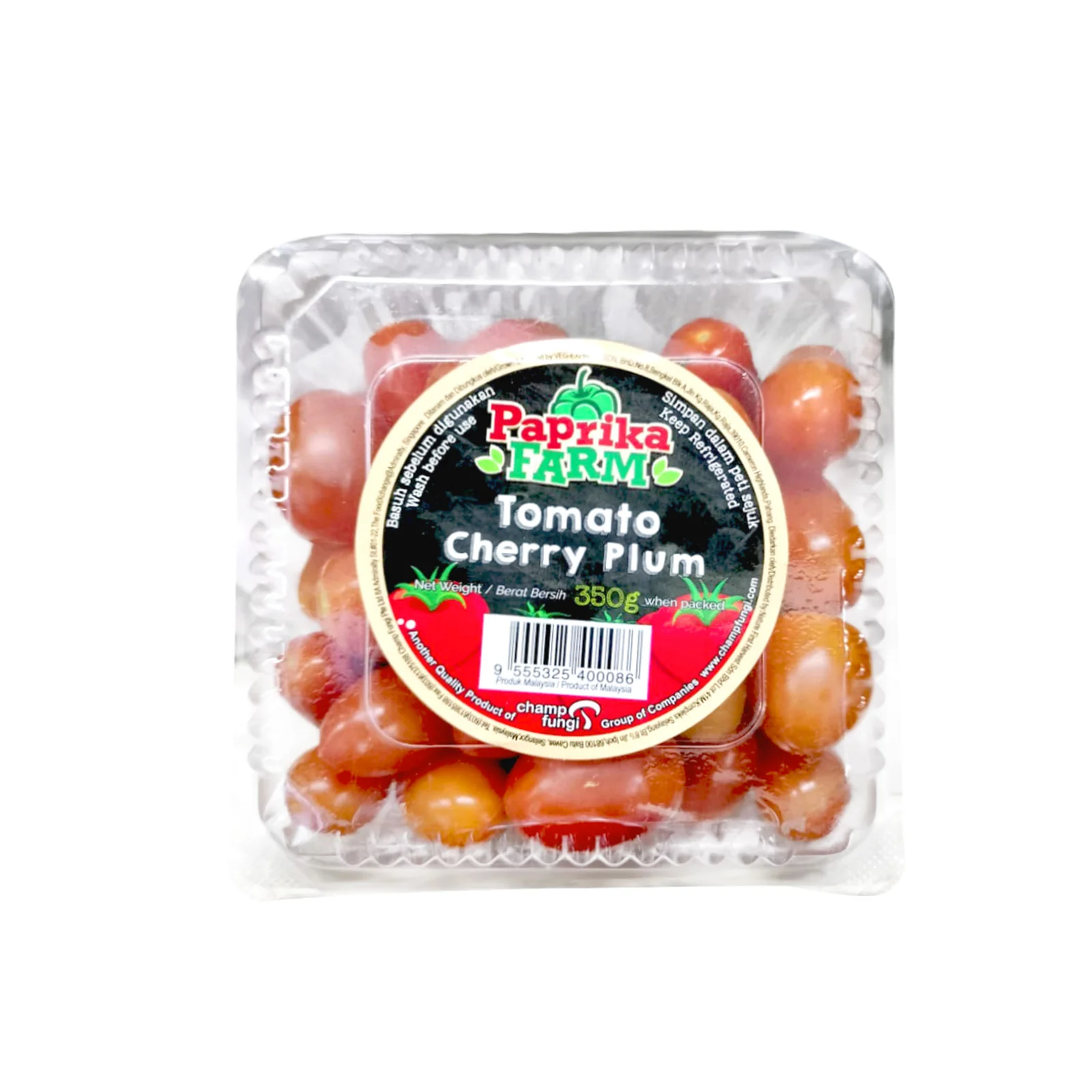 Paprika Farm Cherry Tomato Plum (Malaysia) 350g - Image 2