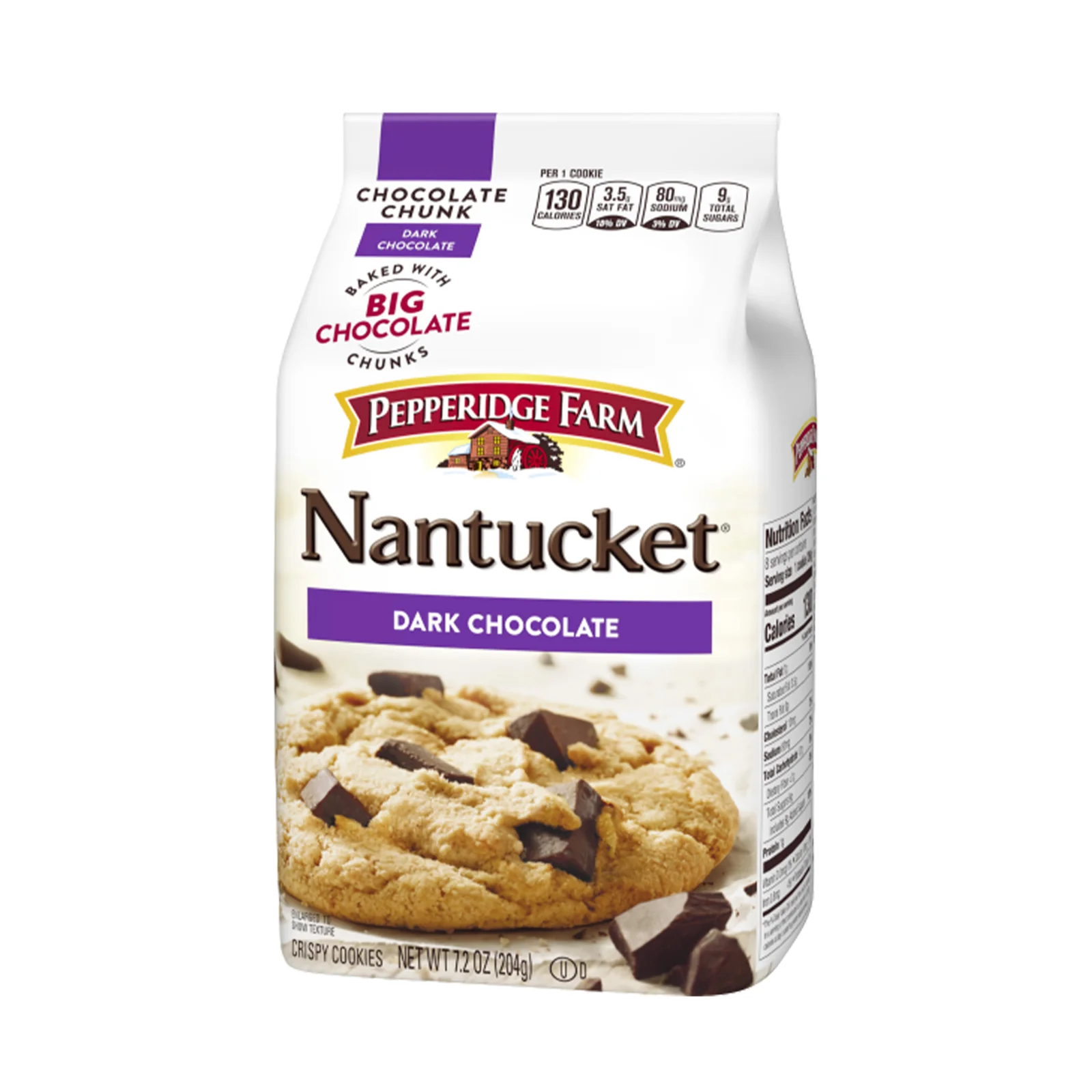 Pepperidge Farm Chocolate Chunk Nantucket Cookies 204g - Image 2