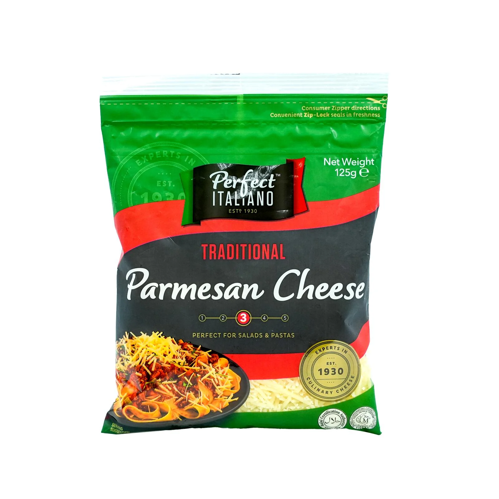 Perfect Italiano Parmesan Grated Cheese 125g - Image 2