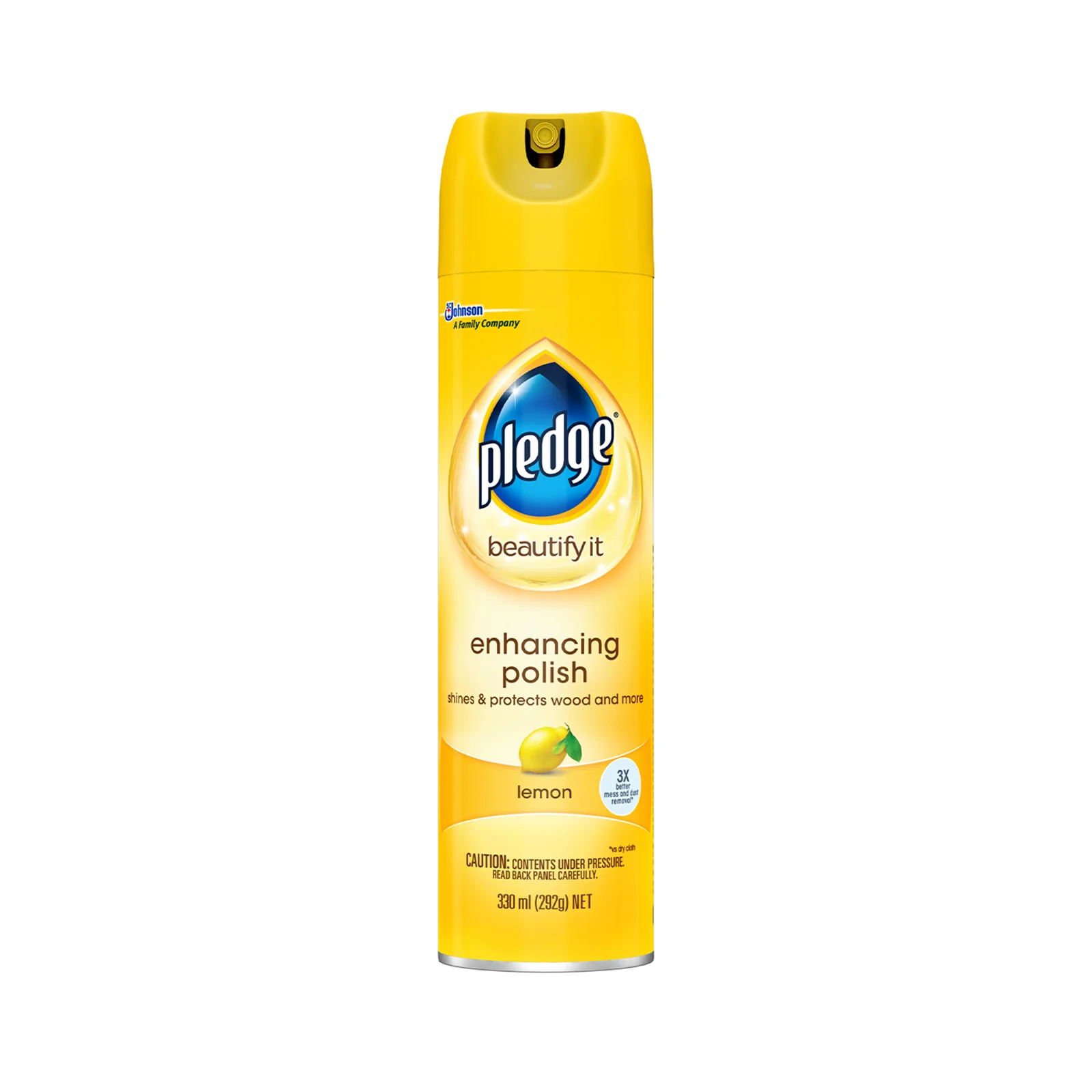 Pledge Enhancing Polish Lemon Scent 330ml - Image 2