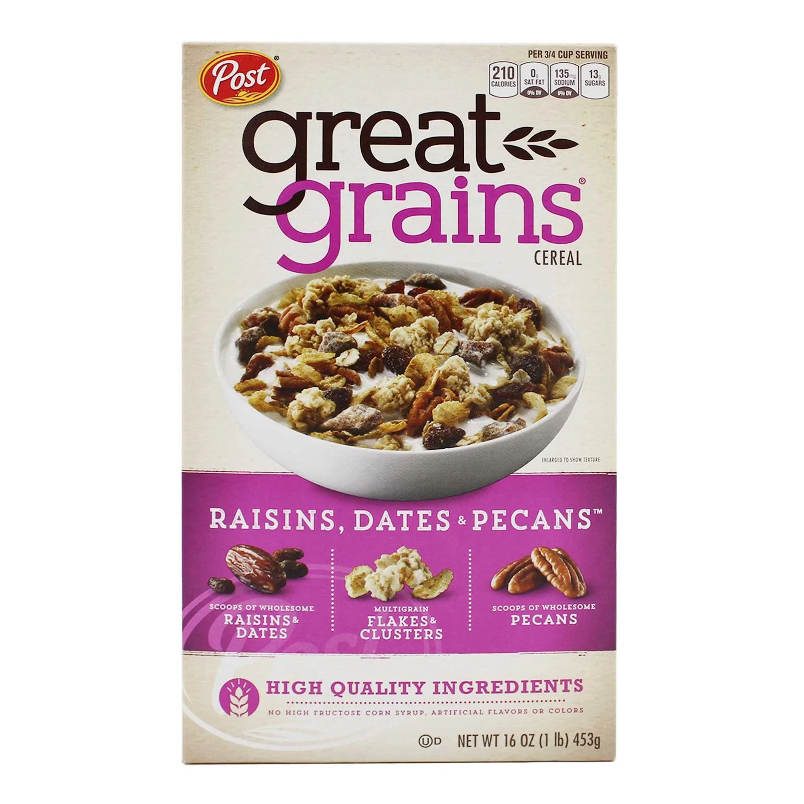 Post Great Grains Raisins & Dates and Pecans 453g - Image 2