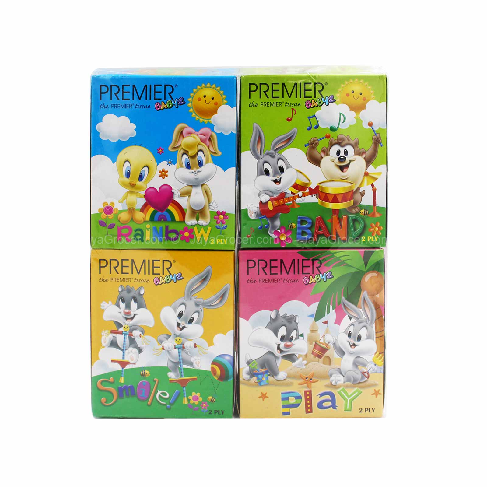 Premier Kids Cube Facial Tissue 70pcs x 4 - Image 2
