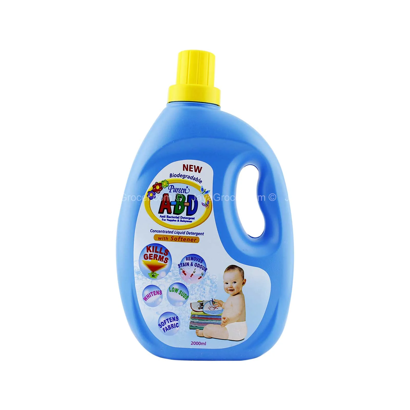 Pureen A-B-D Anti-Bacterial Concentrated Liquid Detergent with Softener 2L - Image 2