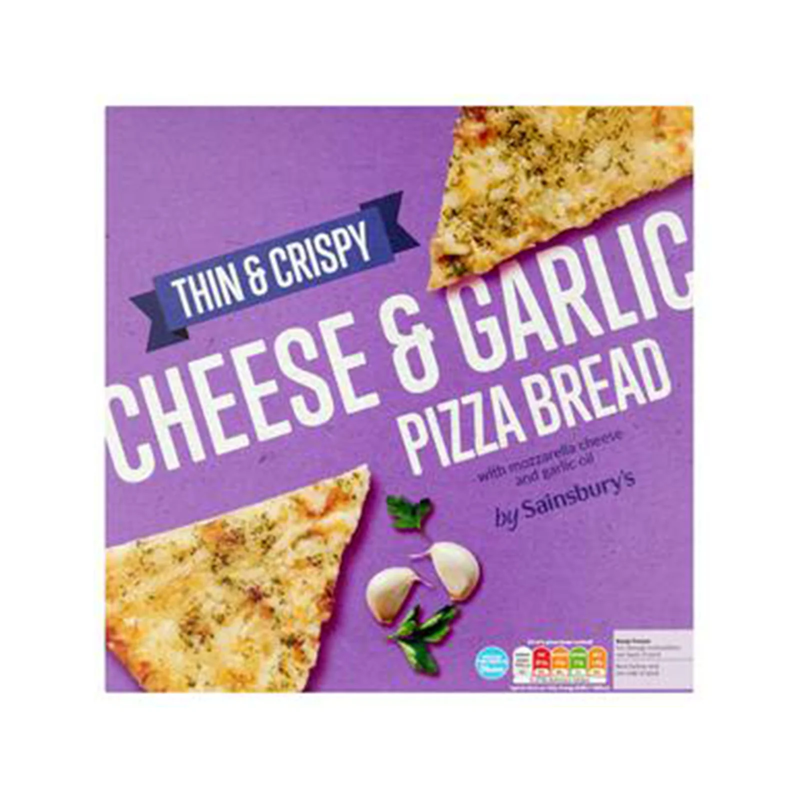 Sainsburys Garlic And Cheese Pizza 281g - Image 2