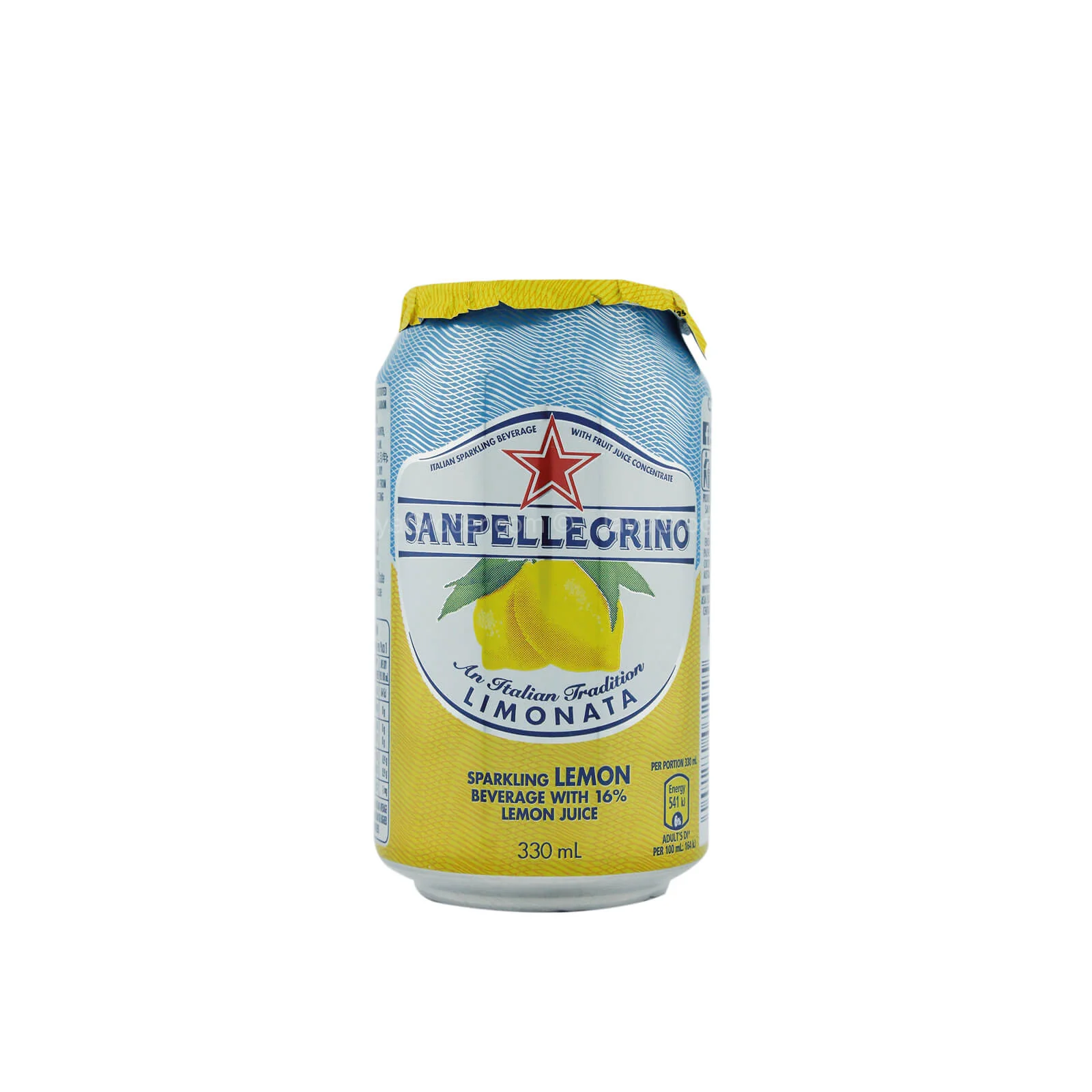 San Pellegrino Limonata Sparkling Lemon Drink (Can) 330ml - Image 3