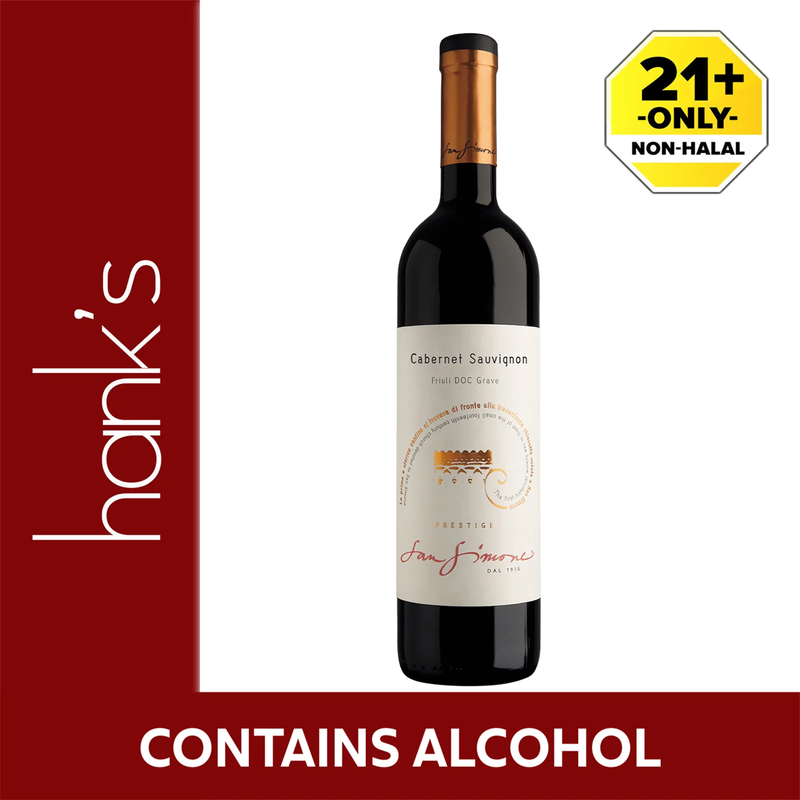 San Simone Prestige Cabernet Sauvignon 750ml - Image 2