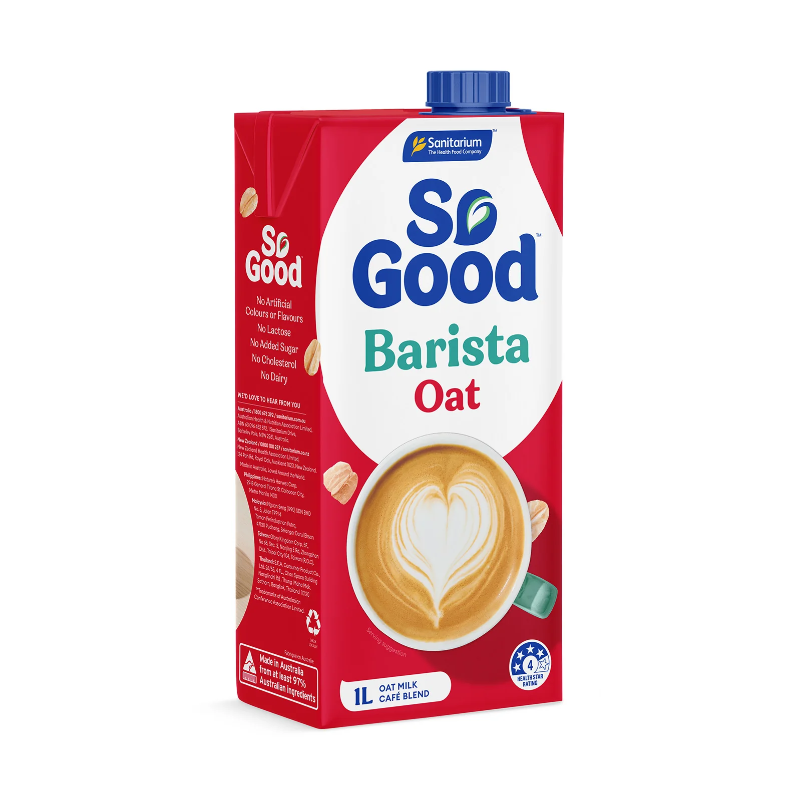 Sanitarium So Good Barista Oat Milk 1L - Image 2