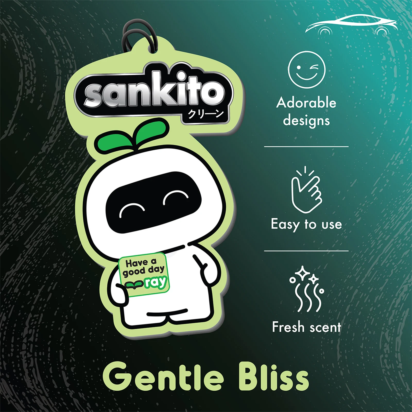 Sankito Car Fragrance Card - Gentle Bliss - Image 2