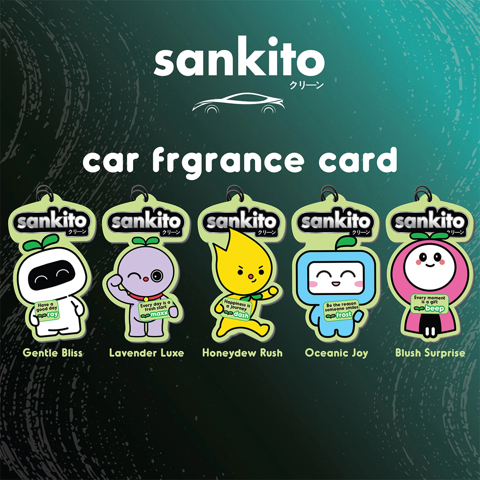 Sankito Car Fragrance Card - Lavender Luxe - Image 3