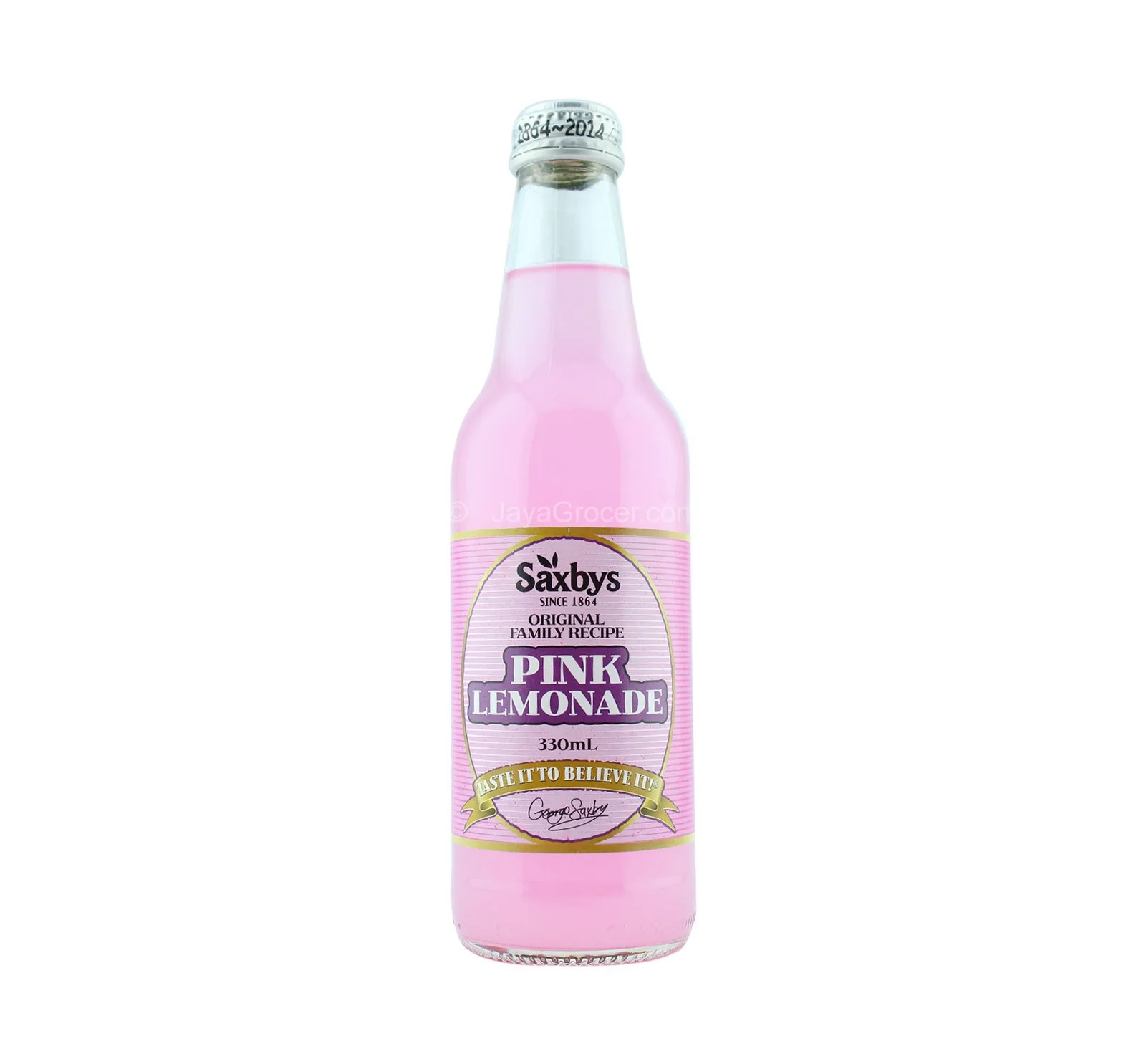 Saxbys Pink Lemonade Soft Drink 330ml