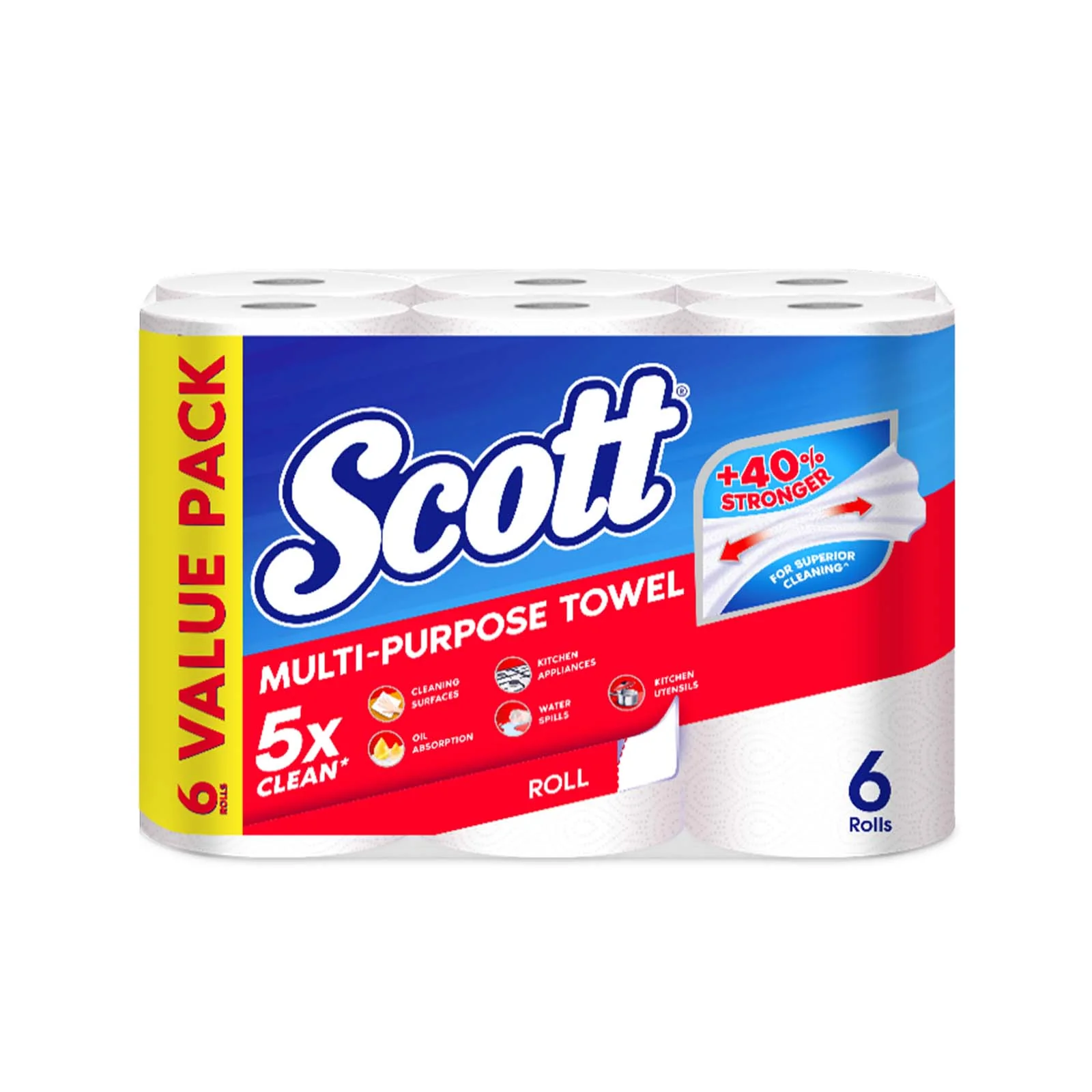 Scott Kitchen Towels 50sheet x 6 - Image 2