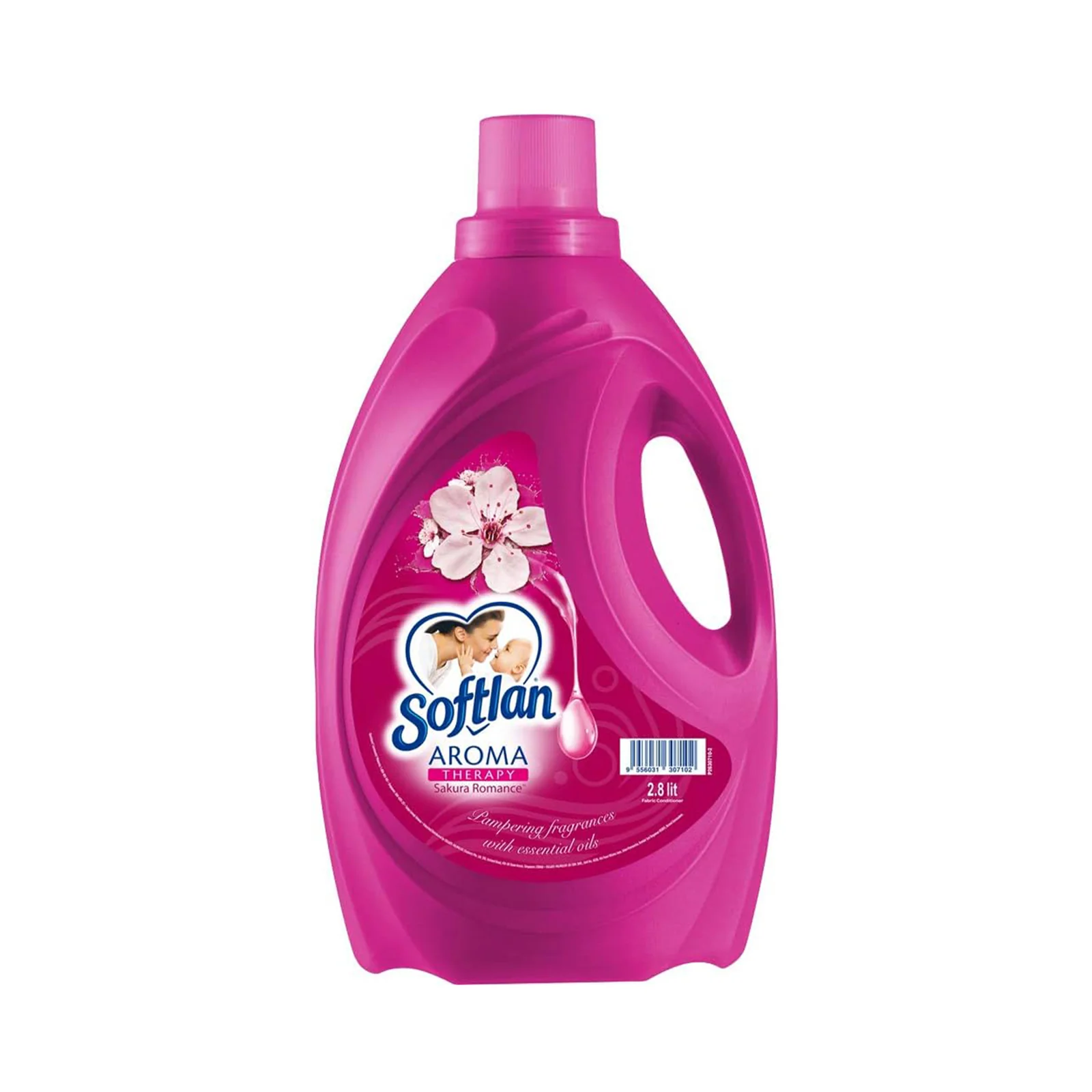 Softlan Aroma Therapy Sakura Romance Fabric Conditioner 2.8L - Image 2