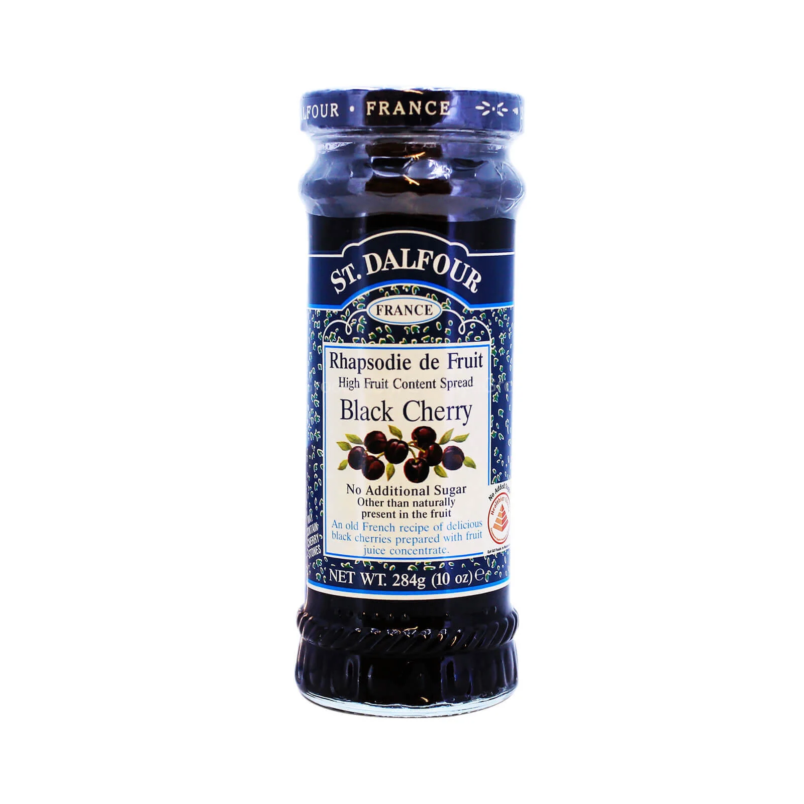 St Dalfour Black Cherry Fruit Spread 284g - Image 2