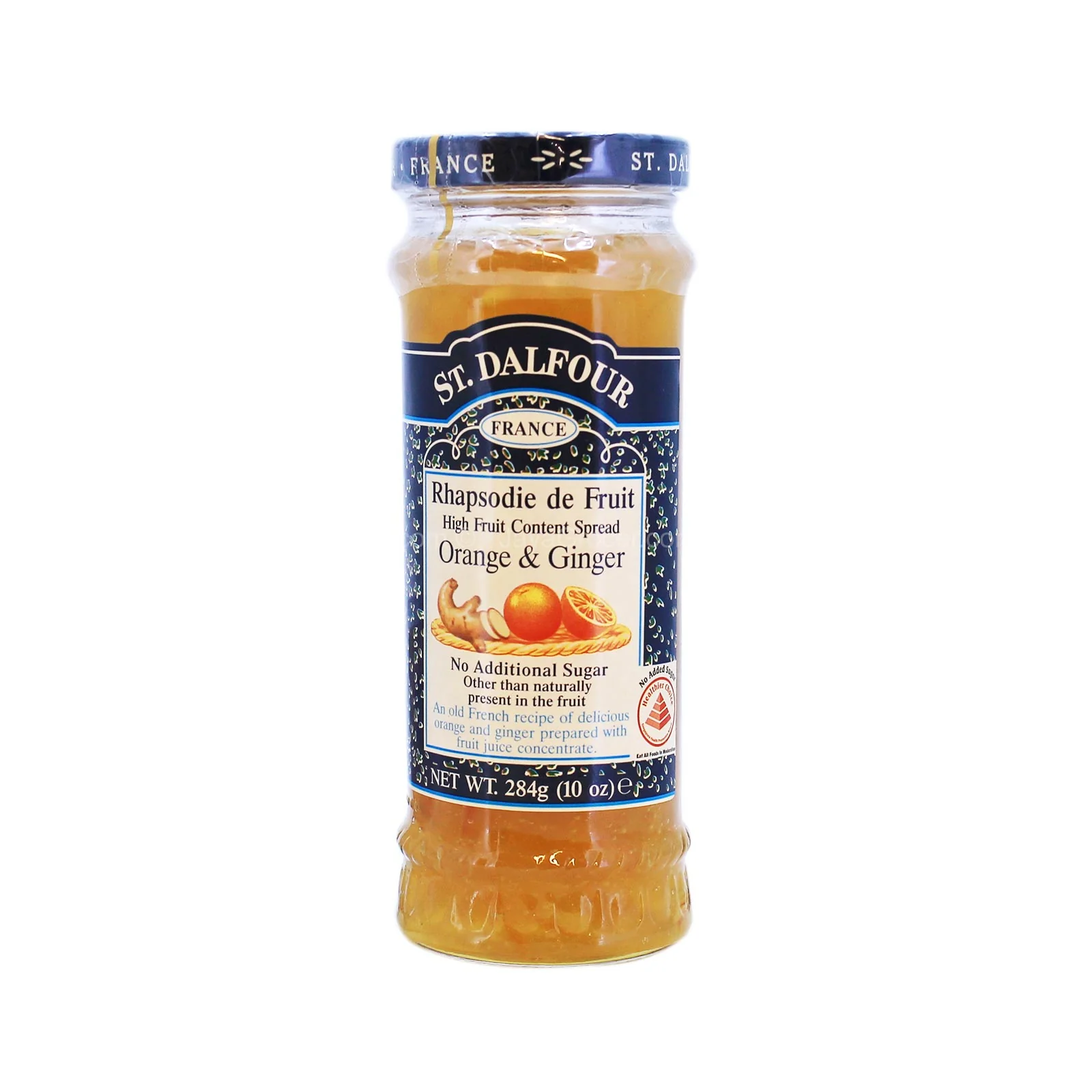 St. Dalfour Orange and Ginger Jam 284g - Image 2