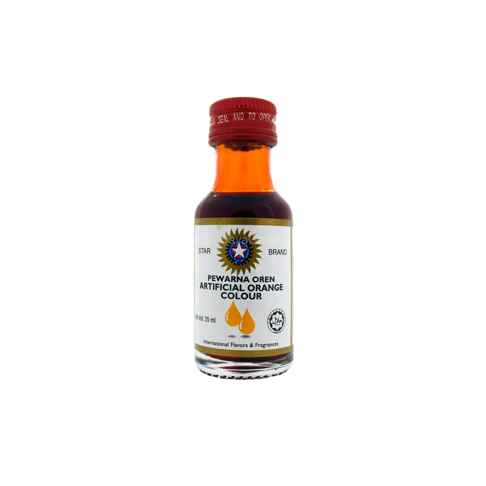 Star Brand Orange Artificial Colour 25ml - Image 2