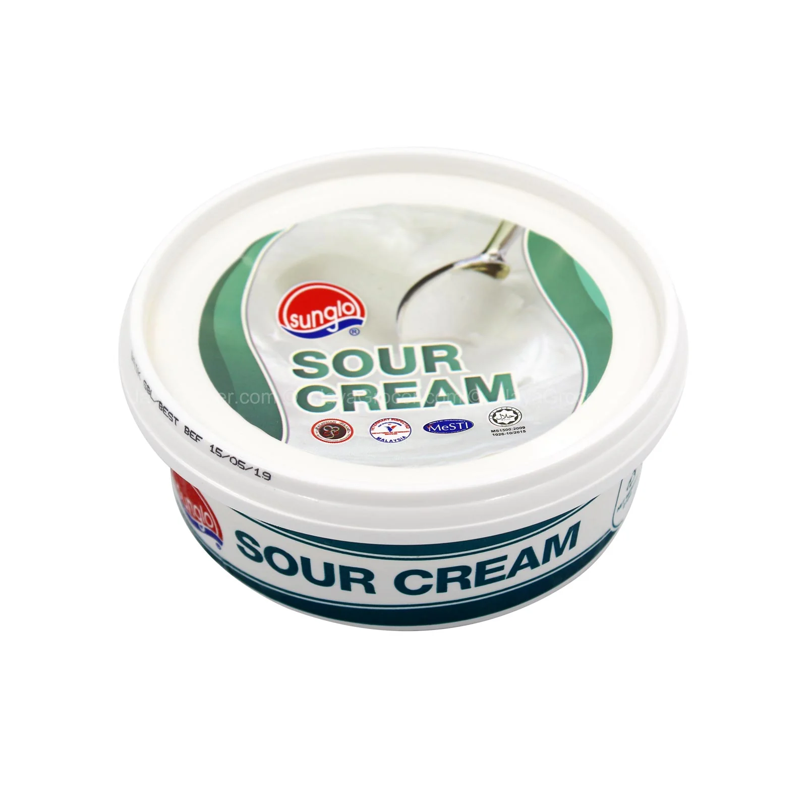 Sunglo Natural Sour Cream 210g - Image 2