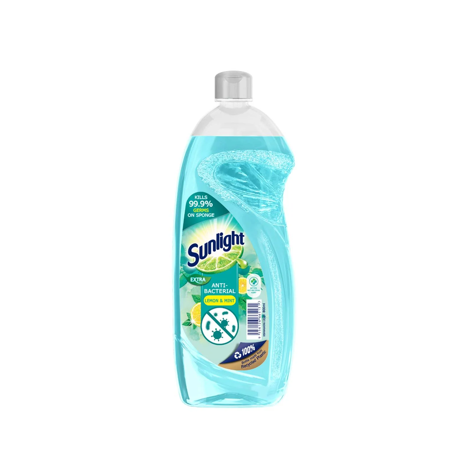Sunlight Dishwash Liquid Lemon and Mint Scent 800ml - Image 2