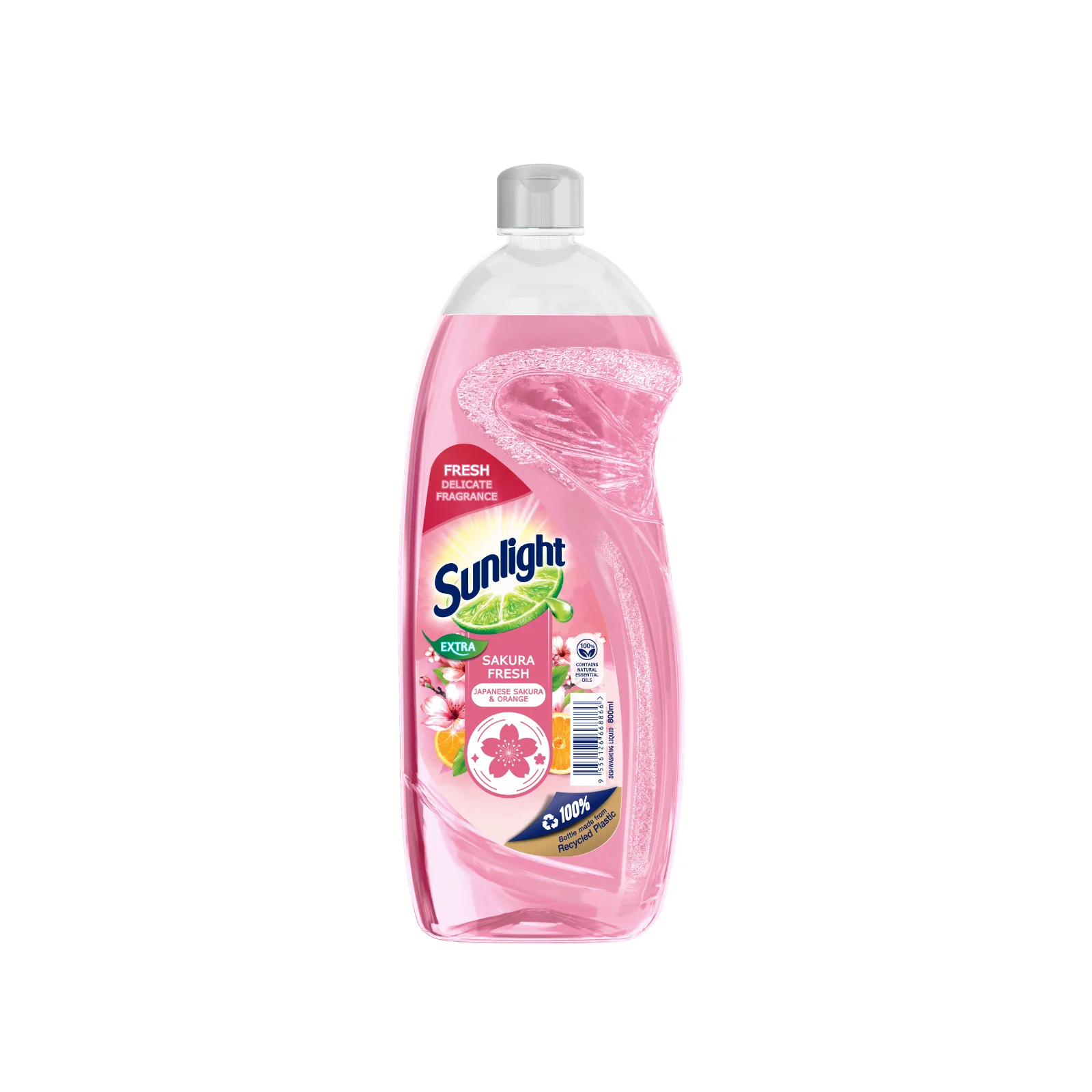 Sunlight Dishwash Liquid Sakura Scent 800ml - Image 2