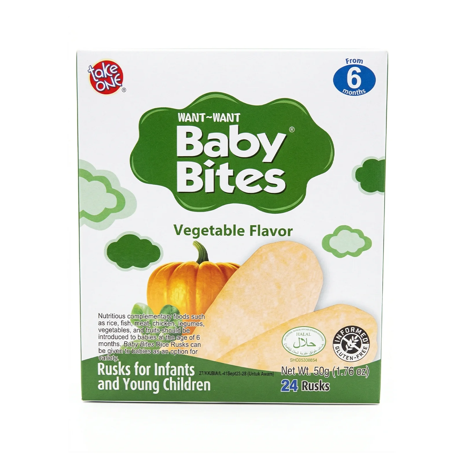 Take One Baby Bites Vegetable 50g - Image 2