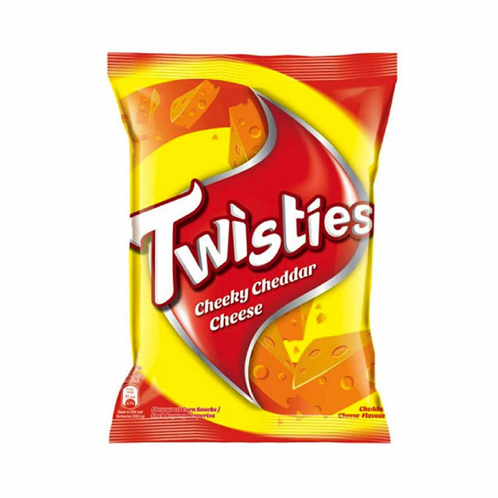 Twisties Cheeky Cheddar Cheese Corn Snack 140g - Image 2
