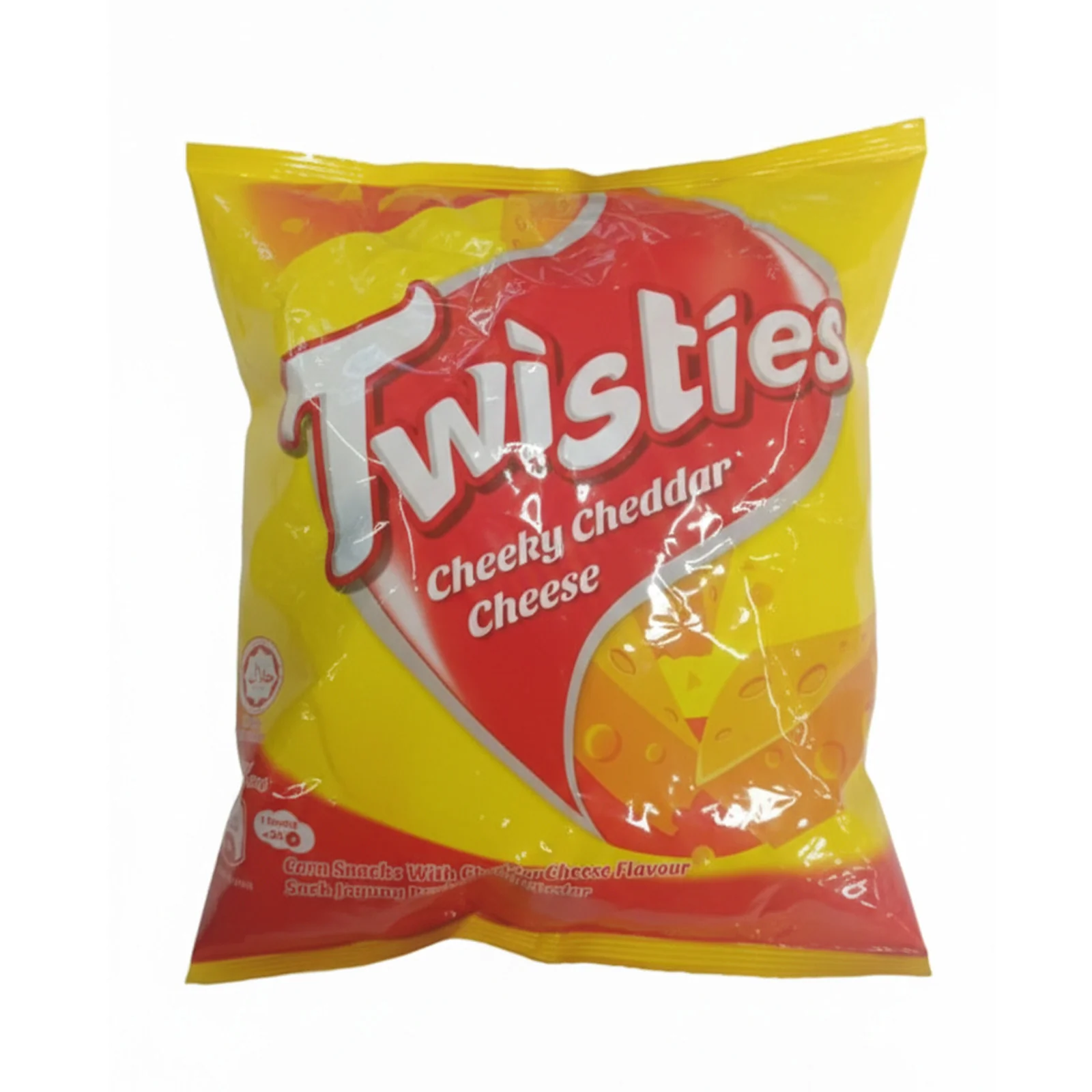 Twisties Cheeky Cheddar Cheese Corn Snacks 13g x 8 - Image 2