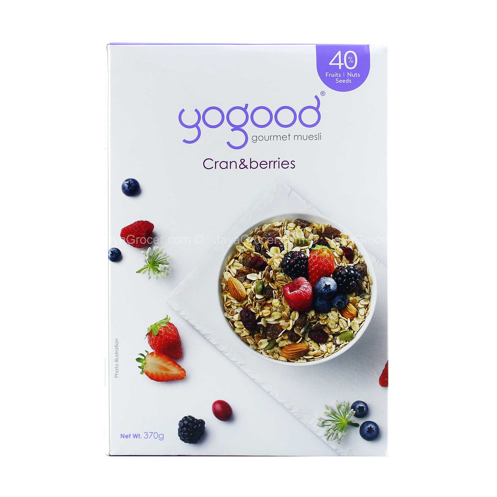 Yogood Cran & Berries Gourmet Muesli 370g - Image 2