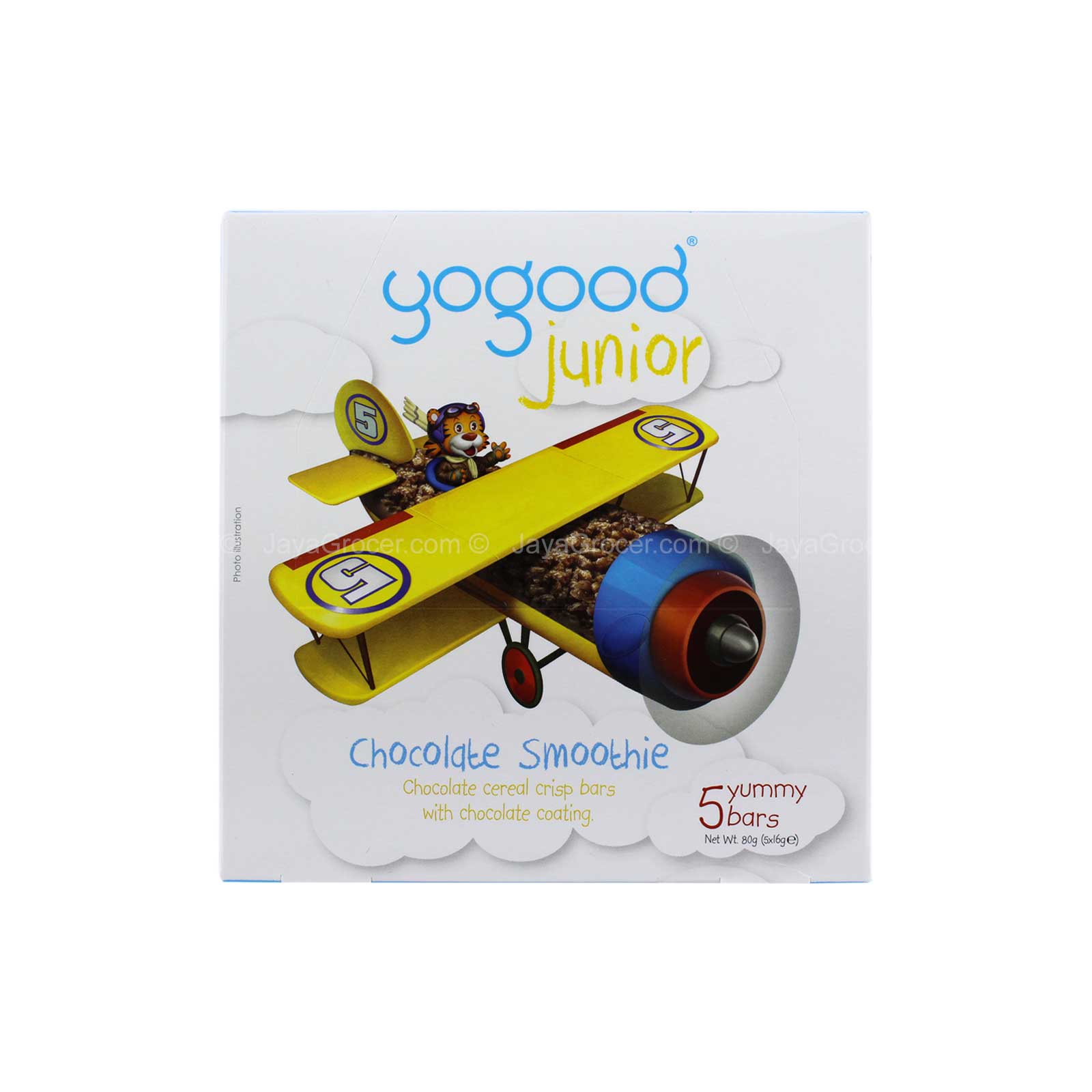 YG JUNIOR CEREAL BAR-CHOC SMOOTHIE 80G